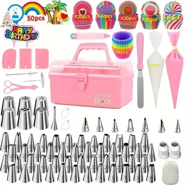 284pcs Deluxe Baking & Cake Decorating Kit
